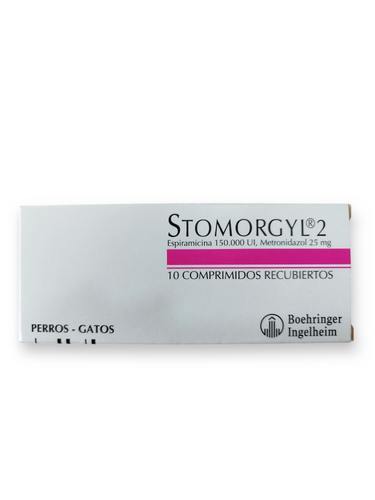 Stomorgyl 2 25 mg (Espiramicina, Metronidazol) / VENTA EXCLUSIVA BAJO RECETA MÉDICA